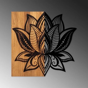 Accesoriu decorativ de perete din lemn Lotus 10