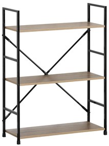 Raft GD-223 OAK Stor, 3 etajere, 58,5 x 23,5 x80,5 cm, 3 etaje