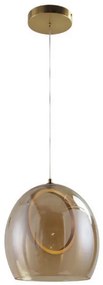 Pendul LED design modern decorativ NICOLE amber