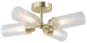 Plafoniera baie metal alama satin IP44 Imperial 4L