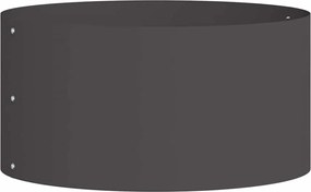 vidaXL Inele pentru vaze Negru 40 x 40 x 20 cm Oțel laminat la rece