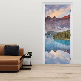 Fototapet pentru ușă - Peisaj montan din Canada (95x205cm)