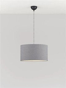 Lustra suspendata cu abajur gri SYRIN