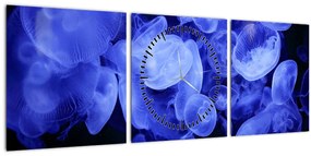 Tablou - Meduză (cu ceas) (90x30 cm)