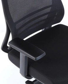 Scaun de birou Claudio 1 + 1 GRATUIT, negru