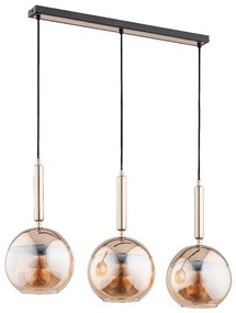 Lustră pe cablu VOLDA 3xE27/15W/230V alamă