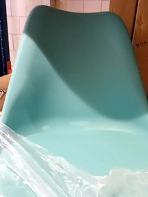 OFERTA Scaun de birou turcoaz MILANO II. calitate secundara