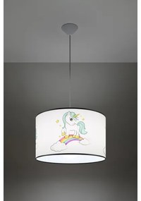 Lustră pe cablu pentru copii Sollux SL.1413 UNICORN 1xE27/15W/230V d. 40 cm