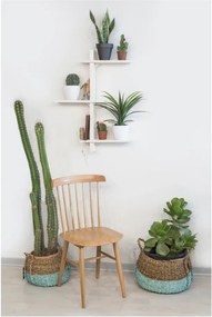 Raft de perete din lemn de brad pentru ghivece Really Nice Things Blanco