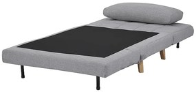 Fotoliu extensibil gri BILLY