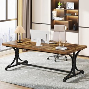 BII208 - Masa de Birou 160 cm, office, sala conferinta, stil industrial - Maro