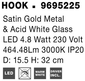 Veioza LED moderna design elegant HOOK