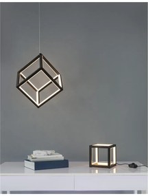 Lustra / Pendul LED design modern geometric GABBIA negru NVL-9818251