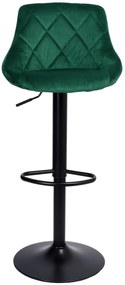 JAKS SCAUN DE BAR CYDRO BLACK VELVET VERDE-ÎNCHIS