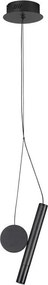 Pendul, Lustra LED design minimalist VERO negru