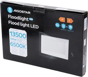 Aigostar - Proiector LED/150W/230V 6500K IP65 negru