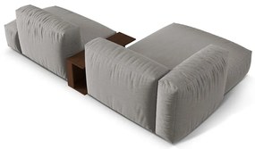 Colțar modular gri deschis (cu colț pe partea stângă ) Martina – Micadoni Home