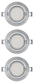 Osram - SET 3x Lampă încastrată LED 3xGU10/3W/230V