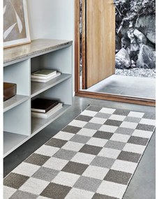 Covor tip traversă pentru interior și exterior bej/crem 70x240 cm Pix Dark Linen – Pappelina