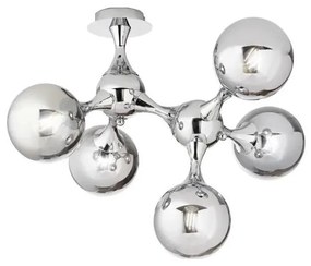 Lustră aplicată Ideal Lux NODI 5xE14/28W/230V crom lucios