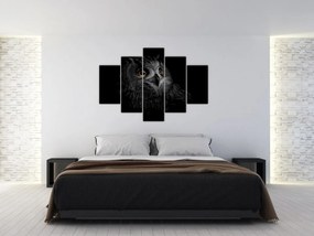 Tablou - Bufniță, ilustrație (150x105 cm)