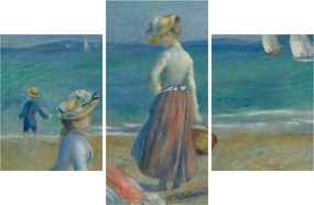 Tablou - Auguste Renoir, Figures on the Beach, reproducere (90x60 cm)