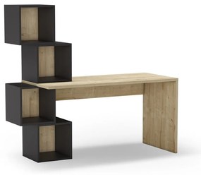 Birou cu aspect de lemn de stejar 60x154 cm Cubik – Marckeric