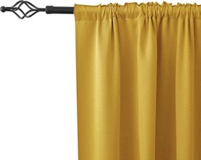 Draperie galbena OXFORD 140x250 cm Agatat: Inele metalice