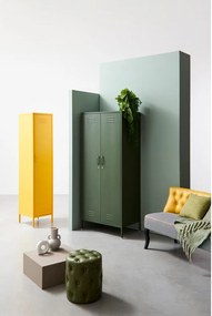 Dulap verde închis din metal cu încuietoare 80x185x50 cm Cambridge – Yes Everyday