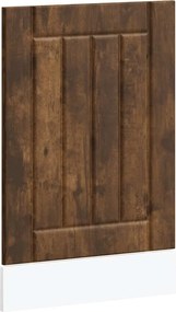 vidaXL Panou pentru mașină spălat vase "Lucca" Lemn stejar afumat