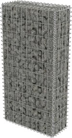 vidaXL Perete gabion cu capace, 50 x 20 x 100 cm, oțel galvanizat