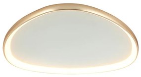 Plafoniera LED dimabila design slim Axel auriu 60cm