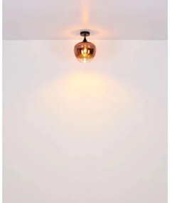 Plafonieră Globo 15548DG MAXY 1xE27/40W/230V cupru
