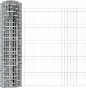 vidaXL Gard Euro 1,2 x 10 m Fier acoperit cu PVC