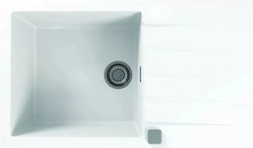 Chiuveta compozit Alveus Cadit 40 alb 86x50 cm