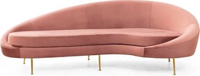 Canapea roz-deschis 255 cm Eses – Artie