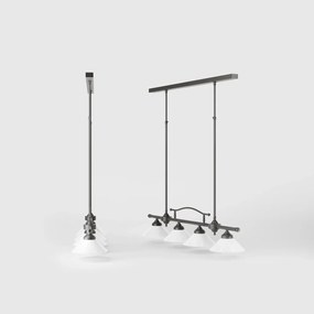 Lustra din alama cu inaltime reglabila Sofia 4L