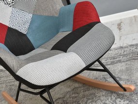 Fotoliu Sibyla (patchwork + fag alb). 1110388