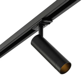 Spotlight modern negru pentru sistem de șină 35mm monofazat - Iconic Jeana Luxe