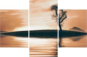Tablou - Copaci pe insulă (90x60 cm)