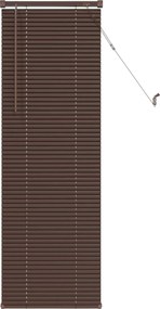 vidaXL Jaluzea venetiană Maro Întunecat cu Model 150 x 50 cm PVC