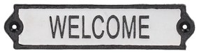 Semn din fontă 21x5 cm Welcome – Esschert Design