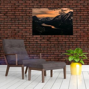 Tablou - Lac între munți (90x60 cm)