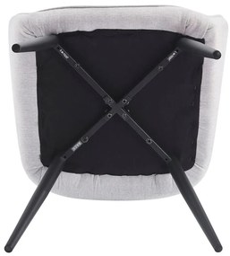 Fotoliu design Oskarsi (Gri deschis+ Negru) . 1097106