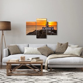 Tablou cu far în apus de soare (90x60 cm)
