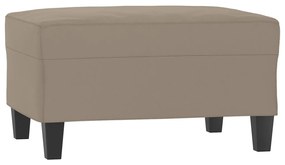 349361 vidaXL Taburet, gri taupe, 70x55x41 cm, microfibră