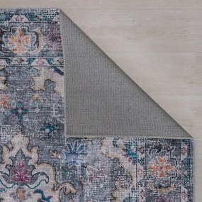 Covor albastru/gri lavabil 230x160 cm Millie - Flair Rugs