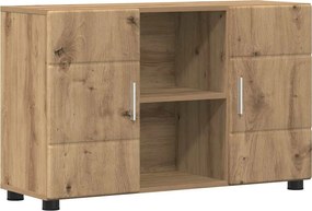 vidaXL Bufet cu raft FLORIN Stejar Artizanal 88,5 x 30,5 x 55,5 cm