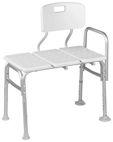 Ridder - Scaun pentru cadă cu mâner, 70 x 63 cm, alb