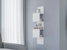 Polita de perete SUNEDO 25x125 cm, alba